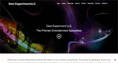 Desktop Screenshot of desiexperiment.com